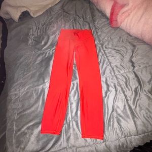 Woman’s red size large Alo legging